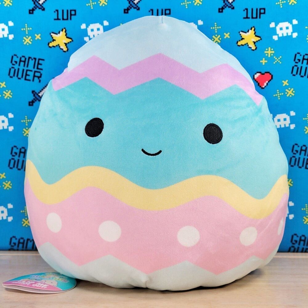Squishmallow Waylon Egg & Trina Chick 12" 2022 Flipamallow Easter Plush NWT